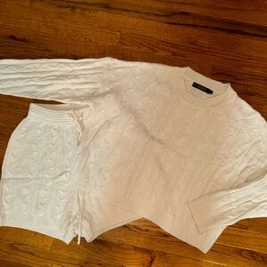 Knit Long Sleeve / Short Lounge Set